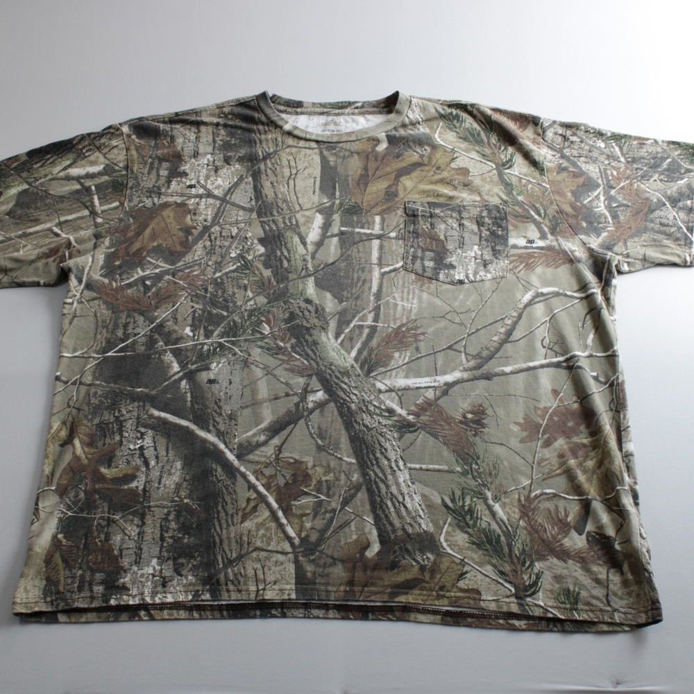 Red Head Realtree AP Camo Pocket T Mens 2XL Short Sl Outdoor Hunting Fishing Tee